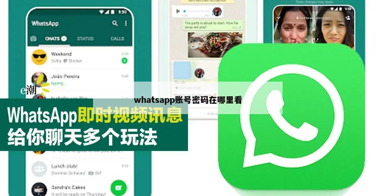 whatsapp账号密码在哪里看